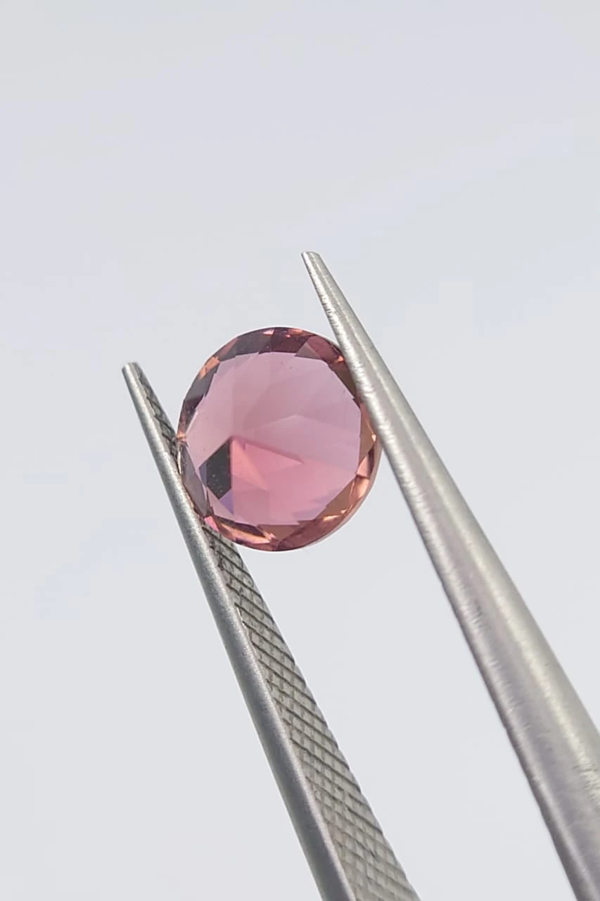 1.14ct Natural Tourmaline Round Cut Loose Gemstone From Afghanistan — view 3
